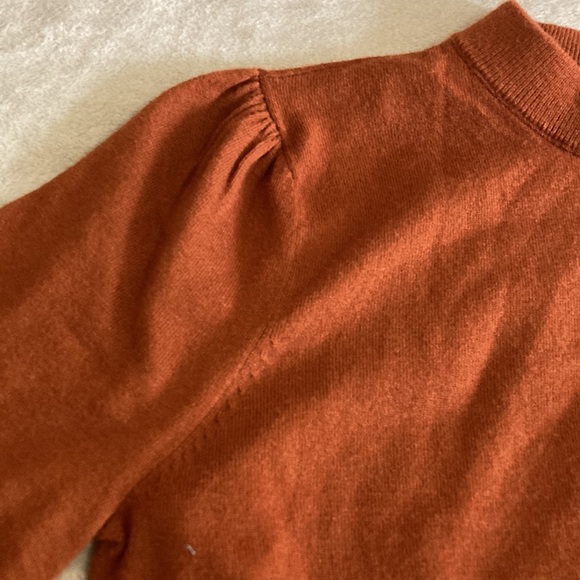 BB Dakota by Steve Madden Respectfully Yours burnt Caramel sweater size small - Picture 6 of 8